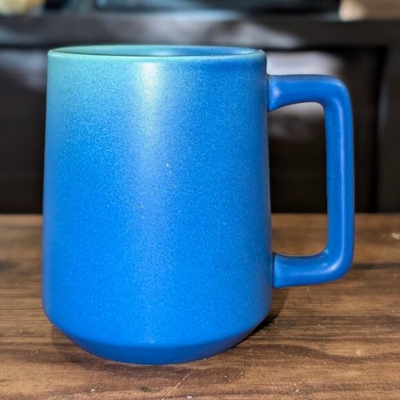 Starbucks Summer 2020 Blue Teal Green Ombre Ceramic Coffee Tea Cup Mug 14 fl oz - Picture 2 of 8